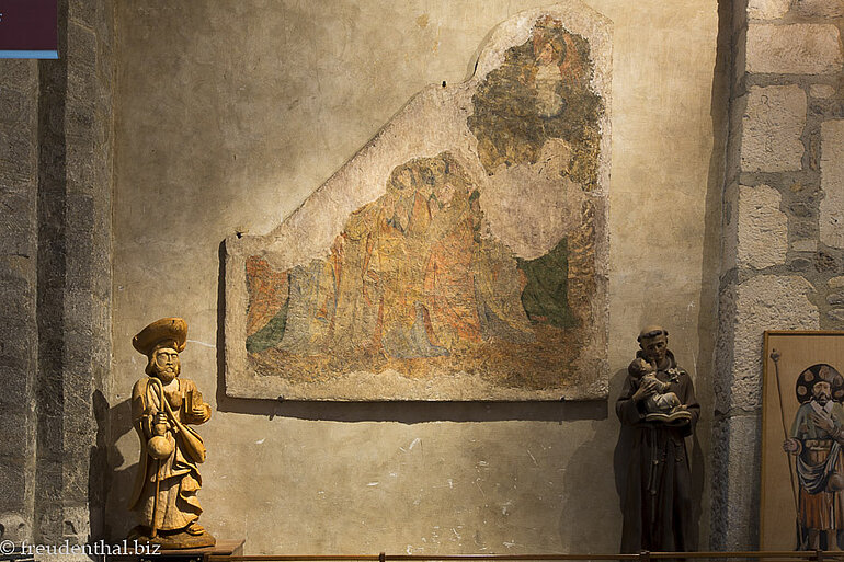 romanische Fresken in der Kathedrale Notre-Dame-de-la-Sède von Saint-Lizier