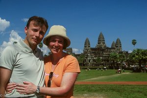Anne und Lars vor Angkor Wat