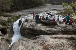 Kaskaden des Wildflusses Weißach - Buchenegger Wasserfälle