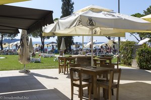 Restaurant am Strand von Portoroz