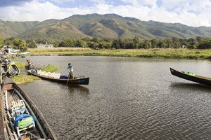 Start zum Inle-See bei Nyaungshwe