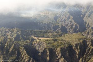 Rundflug über den Cirque de Mafate