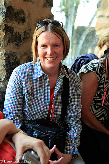 Anne bei der Debre Berhan Selassie