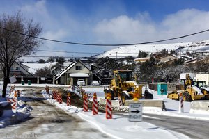 Tief verschneite Landschaften bei Prescott