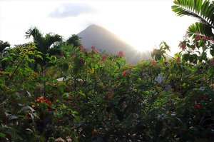 Aussicht auf den Vulkan von La Fortuna aus