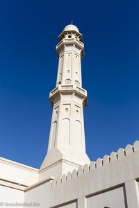 das Minarett der Sultan Qaboos Moschee von Salalah