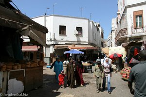 Marktstände in der Medina von Casablanca