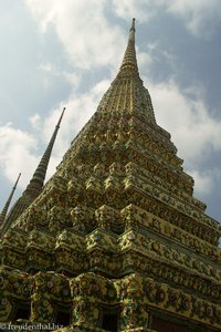 Wat Pho - porzellangeschmückter Chedi