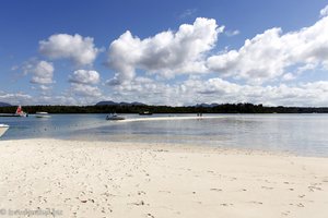 Strand der Ile aux Cerfs