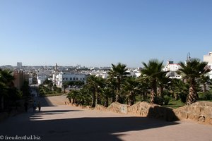 Blick von der Stadtmauer ins Zentrum von Rabat