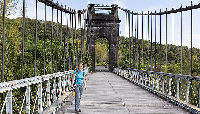 Pont Suspendu bei Sainte Rose