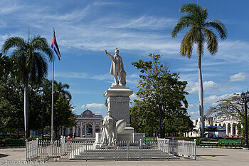 José Martí - Statue beim Parque Martí in Cienfuegos