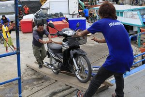 Moped auf dem Weg nach Yao Yai