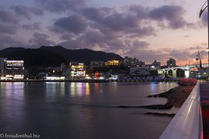 Abendstimmung im Hafen von Tongyeong