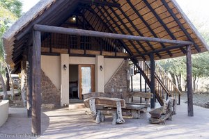 unser Haus in der African Extreme Safaris bush lodge