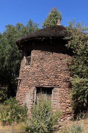 Ein Tukul, typisches Wohnhaus in Lalibela