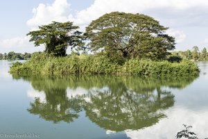 schöne Aussicht auf den Mekong