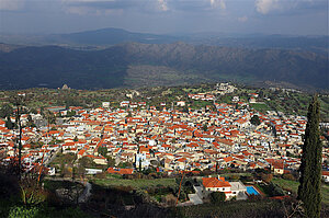 Aussicht vom Sotira auf Pano Lefkara