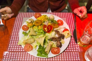 Kreolischer Salat im Chez Noë bei Cilaos | La Réunion