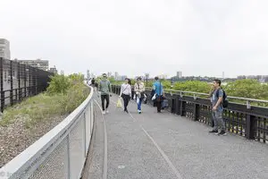 im nördlichen Teil des High Line Park