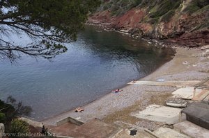 Kiesstrand von Port des Canonge