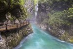 Wandern in der Vintgar Klamm