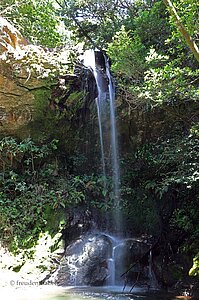 Hinterer Wasserfall - Cataratas Escondidas