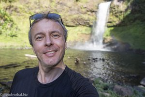 Lars beim Baan E-Tu Waterfall