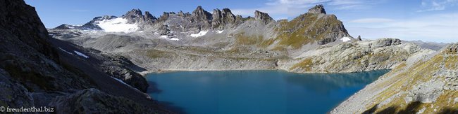 Wildsee - Panorama mit Pizol und Graue Hörner