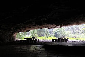 Blick aus der Hang Múa bei Hoa Lư in der Provinz Ninh Binh
