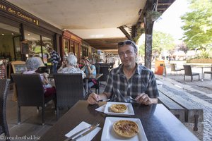 Lars bei einer Quiche in Mirepoix