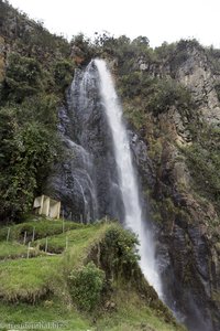 bei der Cascada Calaguala in Kolumbien