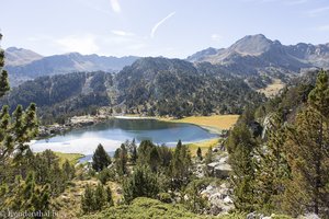 Ausblick über den Estany Premier zum Ríbuls