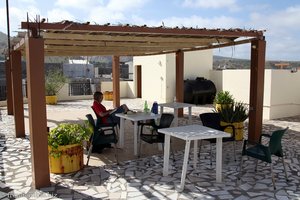 Dachterrasse des Mira Maio in Calheta