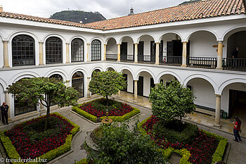 Blick in den Innenhof des Museo Botero