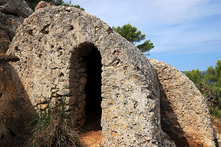 Bunker auf der Penya des Migdia 