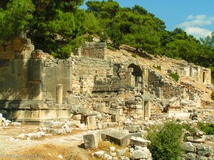 Die Ruinen von Arykanda im Taurusgebirge