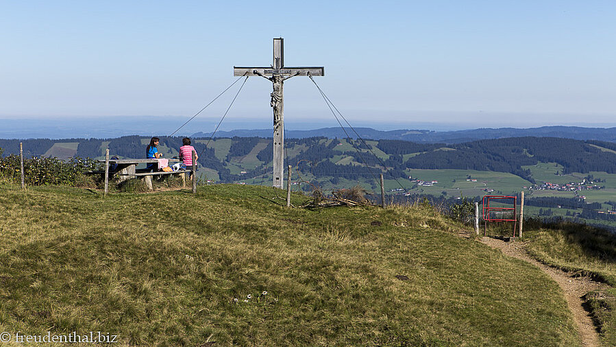 Oben auf dem Immenstädter Horn im Allgäu