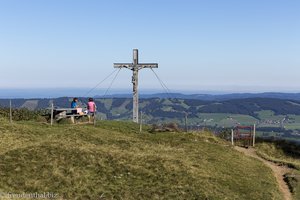 Oben auf dem Immenstädter Horn im Allgäu