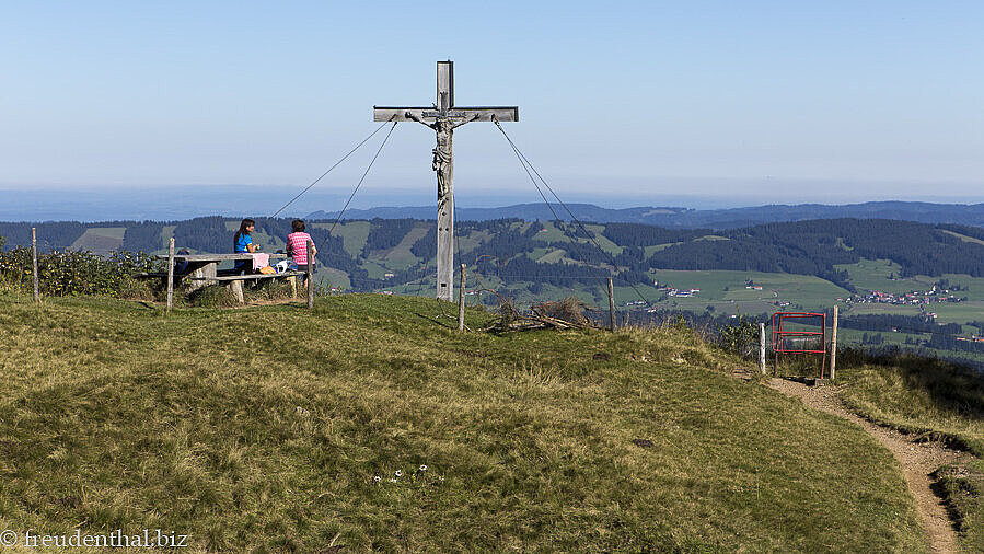 Oben auf dem Immenstädter Horn im Allgäu