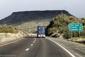 Fahrt Richtung Flagstaff