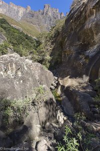 in der Schlucht des Tugela River im Royal Natal Nationalpark