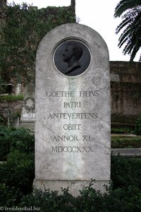 Grab von Goethes Sohn aus dem Jahr 1830