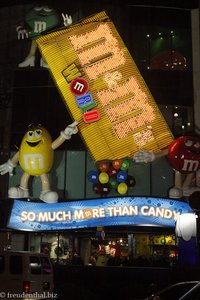 M&M's-Reklame in Las Vegas