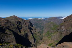 Blick in das Seitental Curral das Freiras