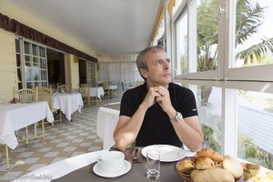 Lars im Restaurant vom Hotel Le Cilaos - La Réunion