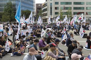 Friedliche Demo im Seoul