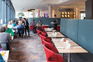 Beim Frühstück im Novotel Edinburgh City