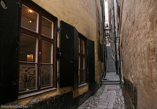Marten Trotzig Gränd – die schmalste Straße der Gamla Stan