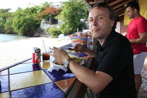 Pause in der Strandbar vom Sur le Mar